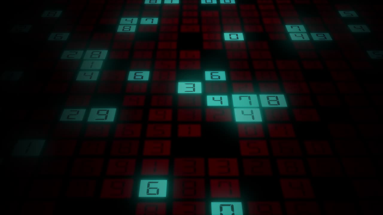 Abstract background with binary code