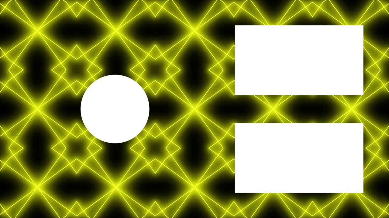 기하학적 패턴 검은 배경 엔드 카드 모션 그래픽