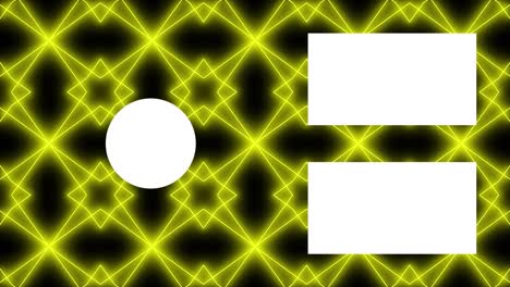 geometric pattern black background end card motion graphics