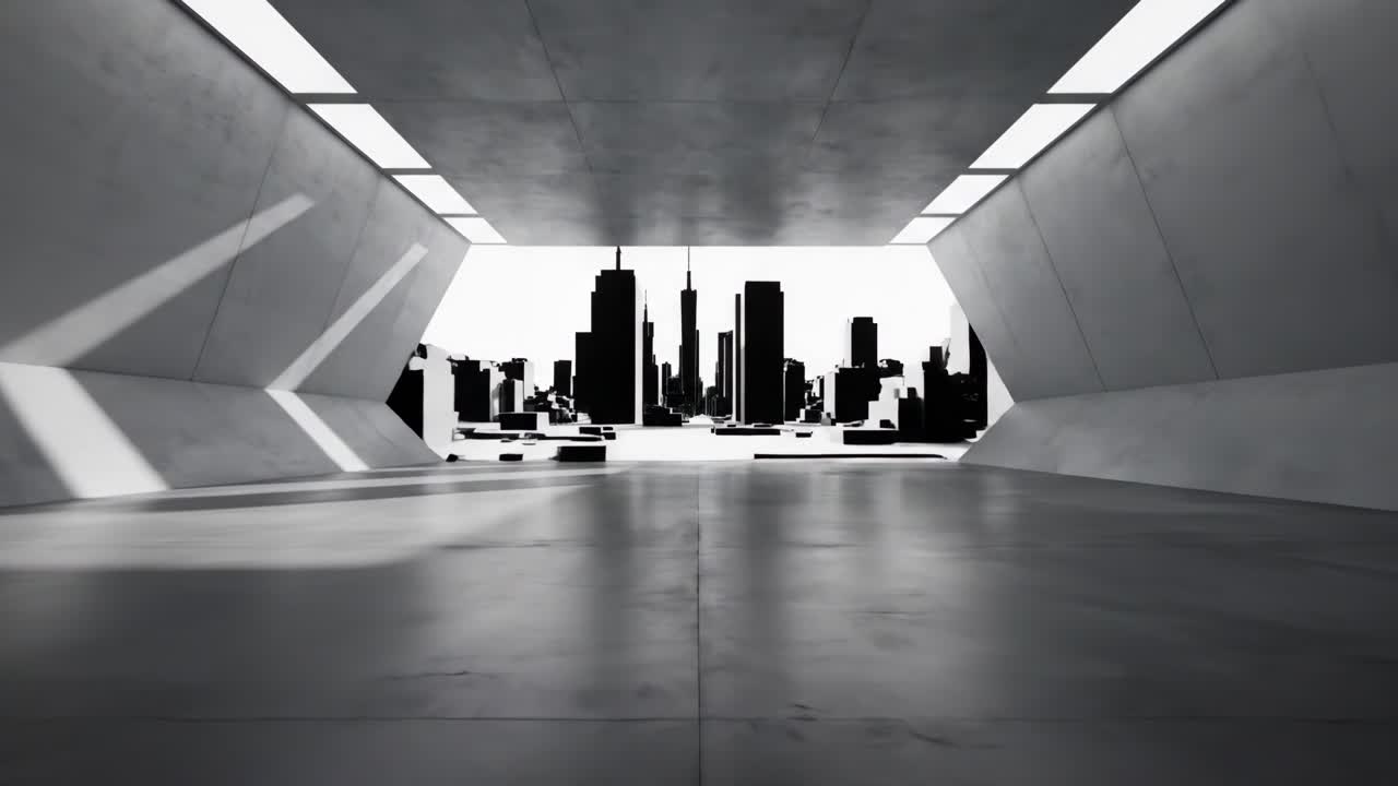 Futuristic Cityscape View