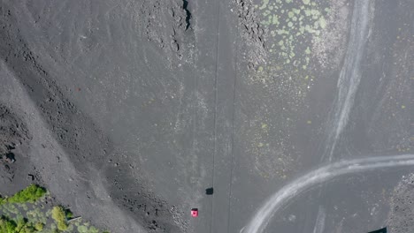 drone-flying-above-skilifts-near-Etna-Volcano-in-italy