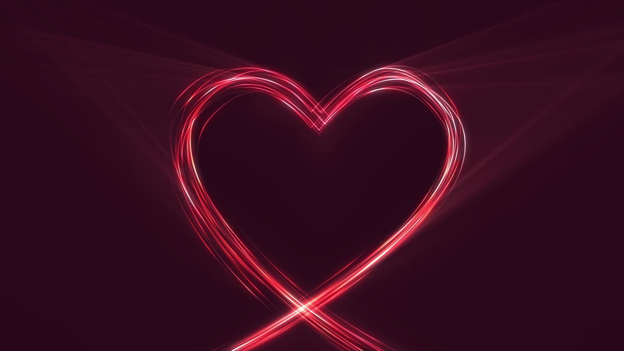 심장 라인 배경 4k