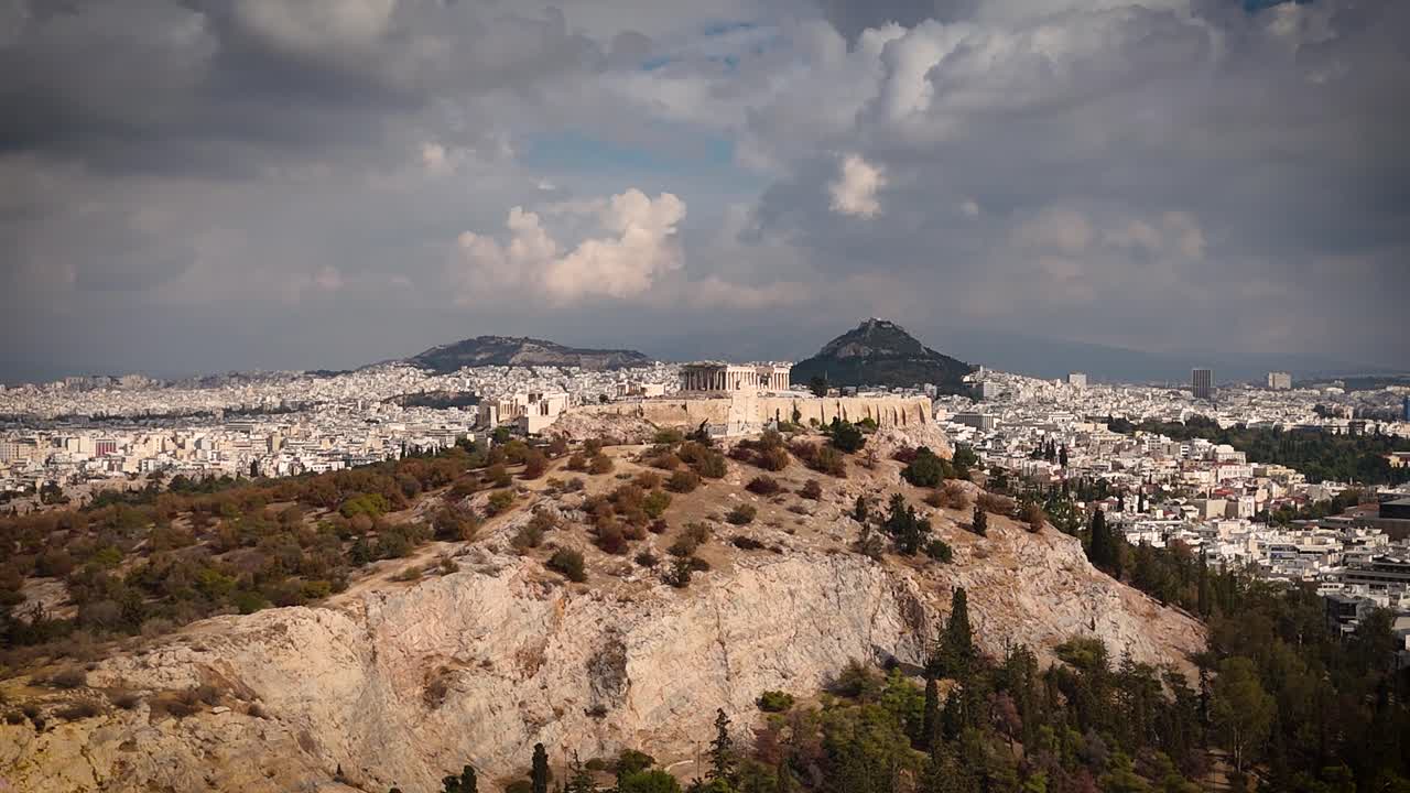 The Parthenon, a temple dedicated to the goddess Athena, was built on the Acropolis in Athens between 447 and 432 BC.