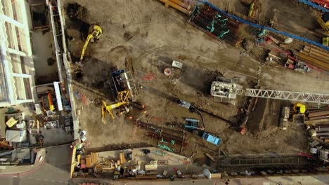 View-Above-of-The-Construction-Site-in-London