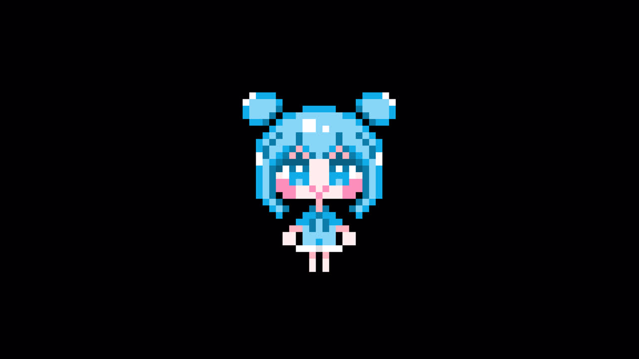 Pixel girl 02 Waiting Looping animation. 1080p (2).mov