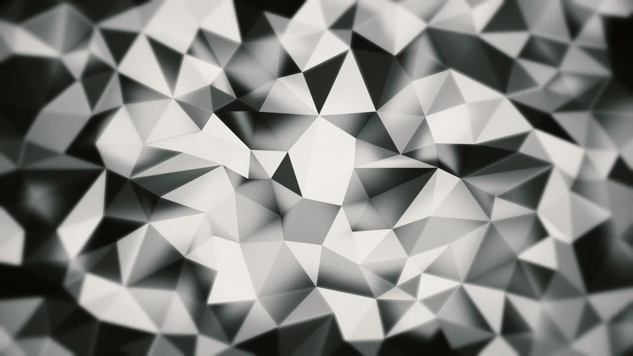 black and white abstract background of triangles with soft edges