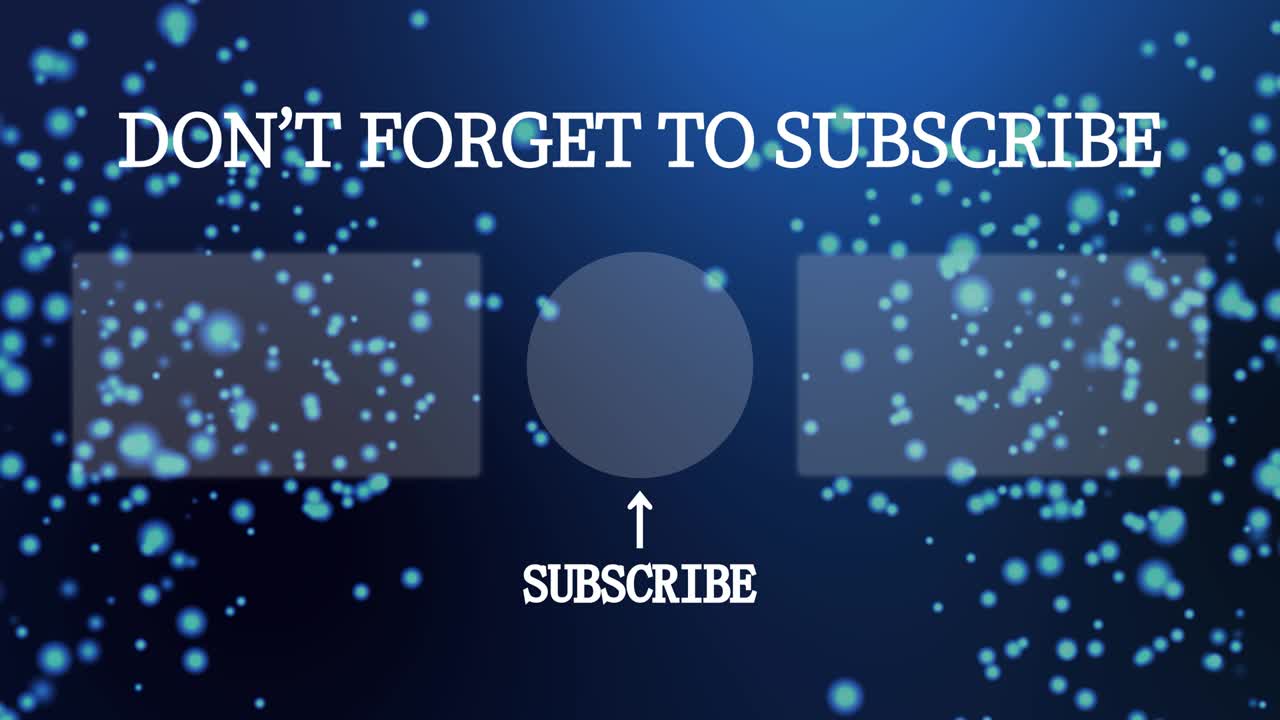 gráficos de movimiento de pantalla de extremo de tarjeta de punto flotante luminoso