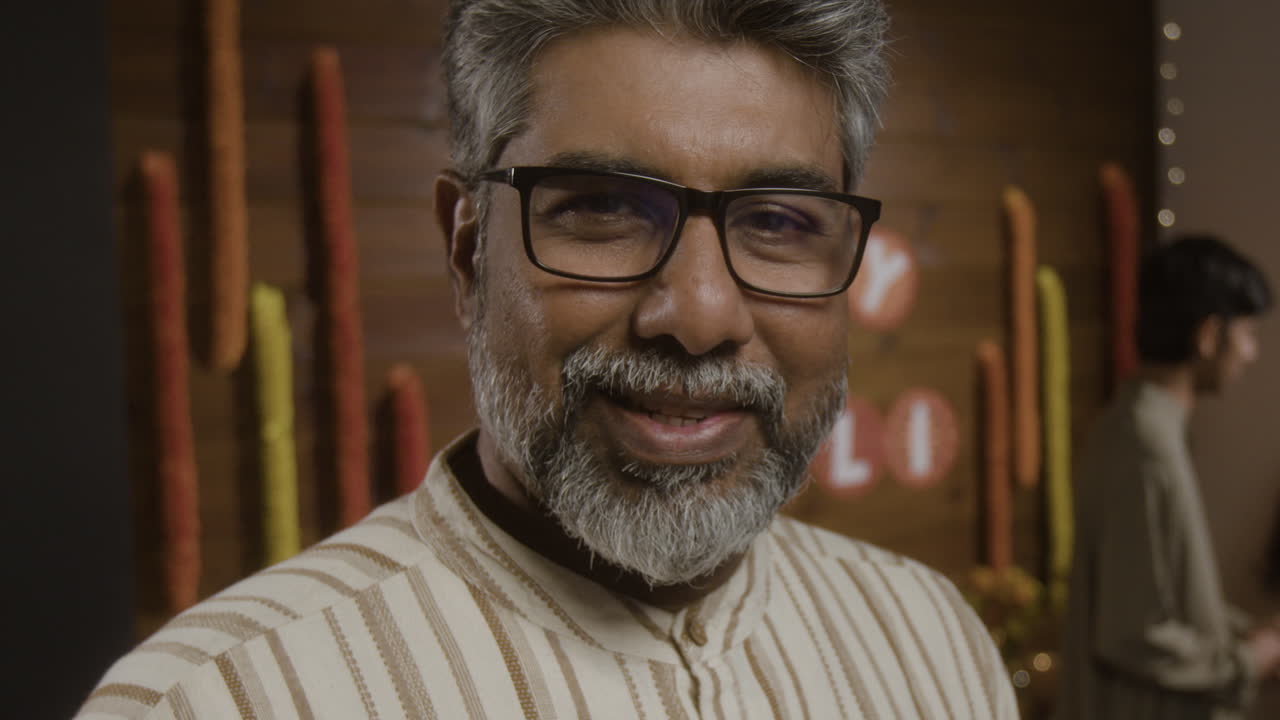 Portrait of an Indian man