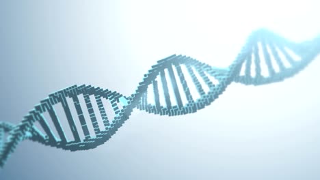 abstract dna 3d blocks