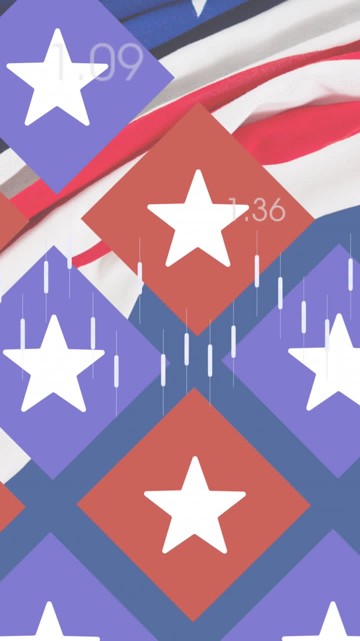 미국 발에 대한 통계 처리의 애니메이션