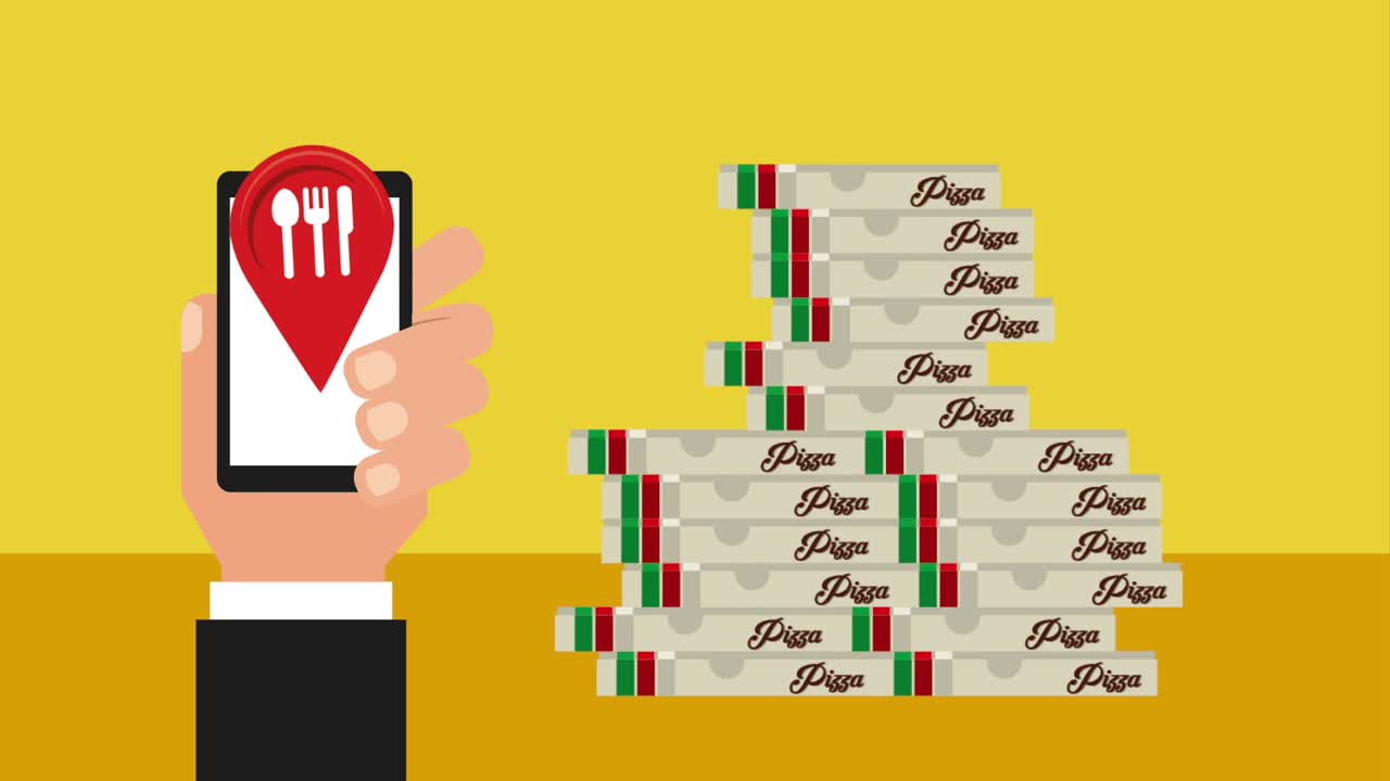 식품 배달과 관련된