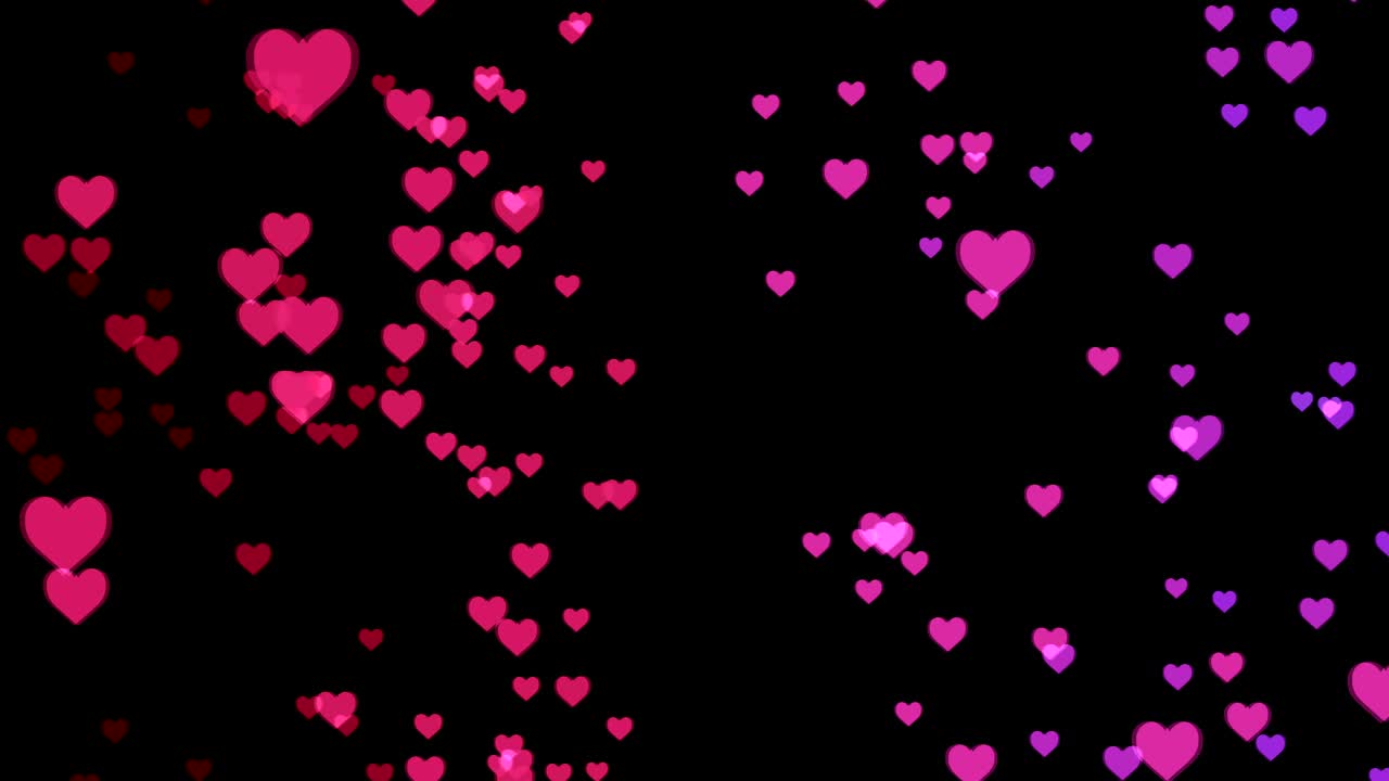 fondo abstracto con corazones de colores