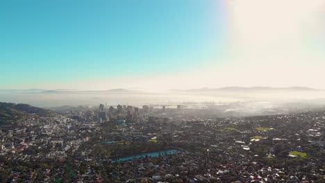cape town city in the morning