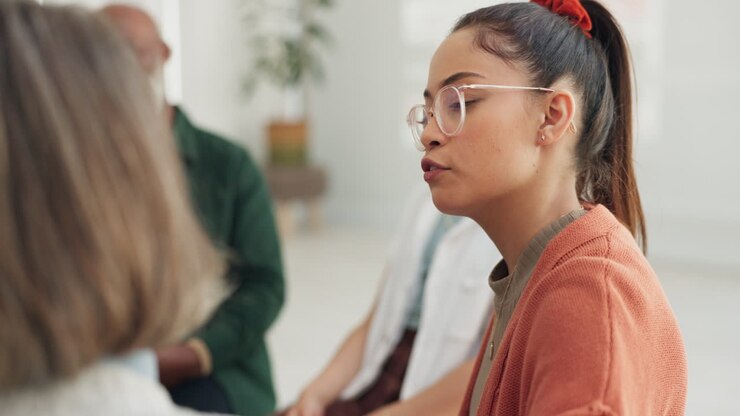 Counselling, people and group with therapy