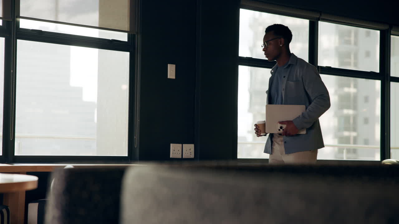 People in an office space