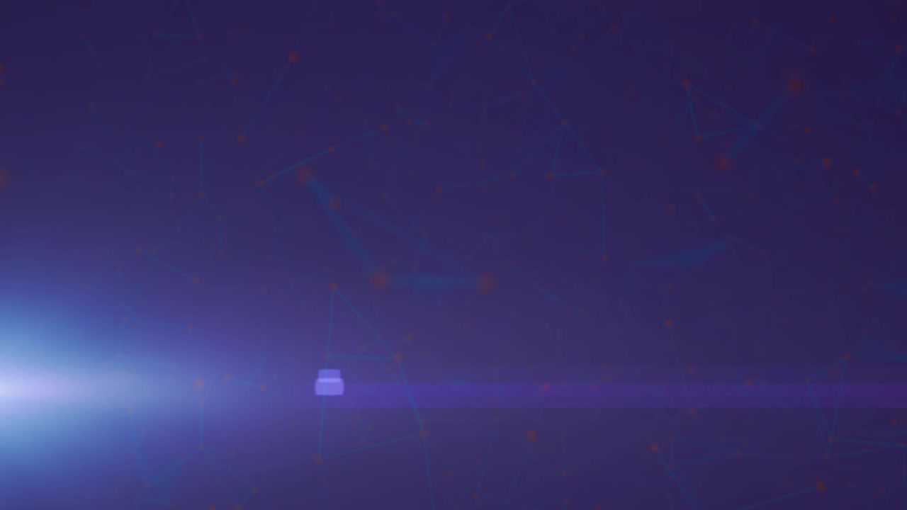 해양 배경에 빛의 애니메이션