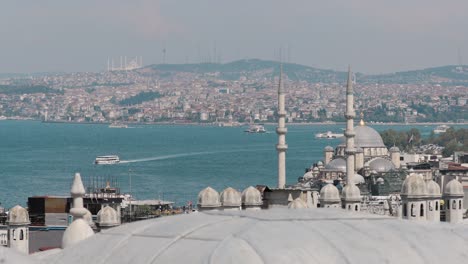 aerial view of istanbul city landscape. 4k footage in turkey