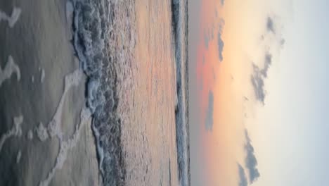 sea waves in goa chapora beach in goa india