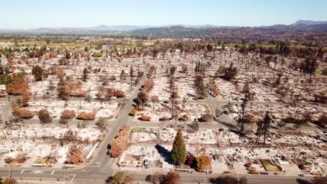 shocking aerial of devastation from the 2017 santa rosa tubbs fire disaster 11