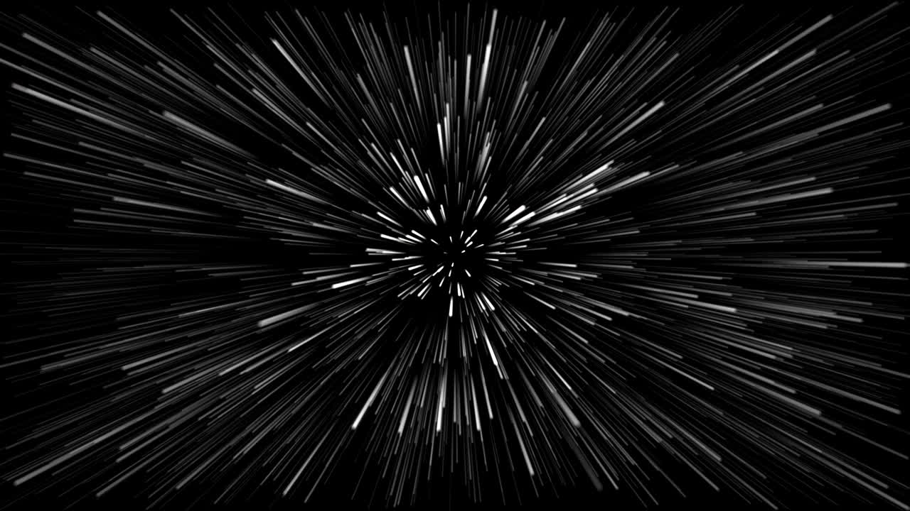 Abstract creative speed background. Speed of white light, neon glowing rays in motion.
