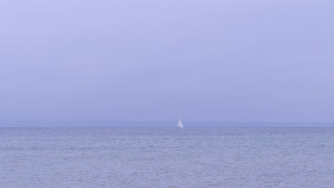 sail boat out in the ocean