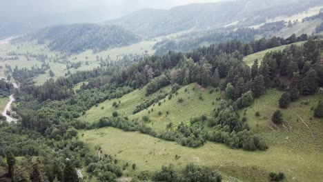 mountain valley landscape