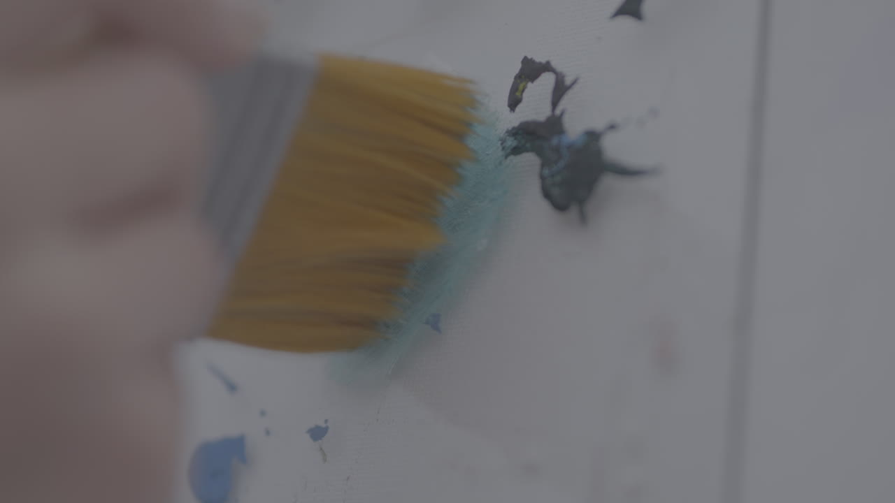 진행 중인 페인팅