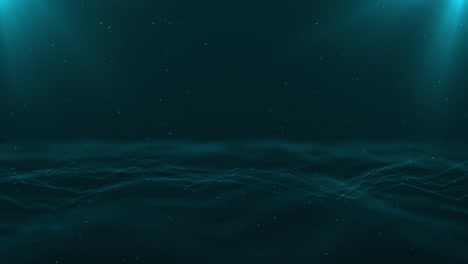 abstract teal network background