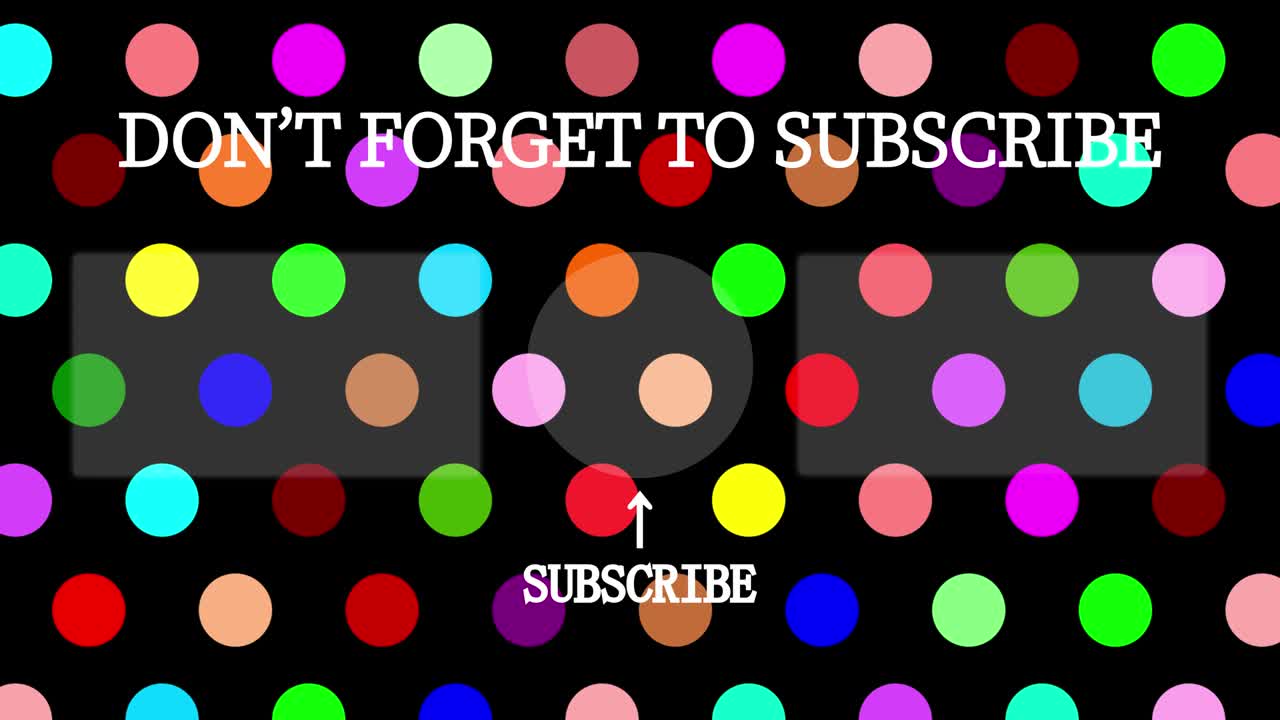 작은 점 배경 엔드 카드 엔딩 스크린 모션 그래픽