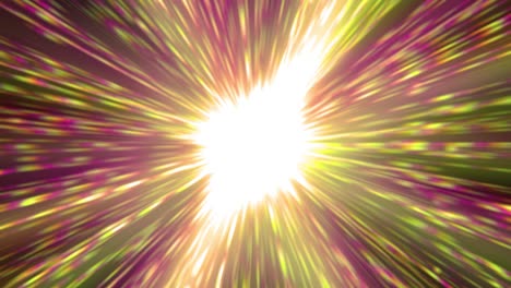 rayo de luz del sol bucle gráfico vj