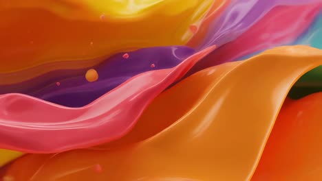 a mesmerizing array of colorful waves of liquid dance together, showcasing a stunning display of artistry and boundless creativity