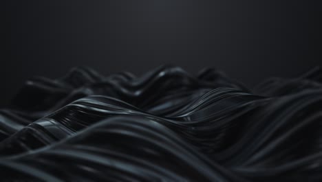 abstract black wave