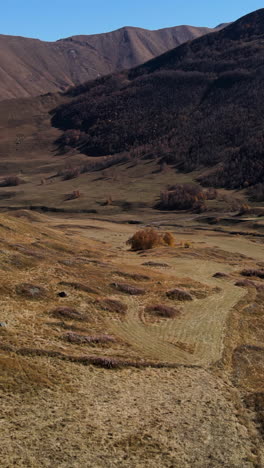 autumn mountain valley landscape