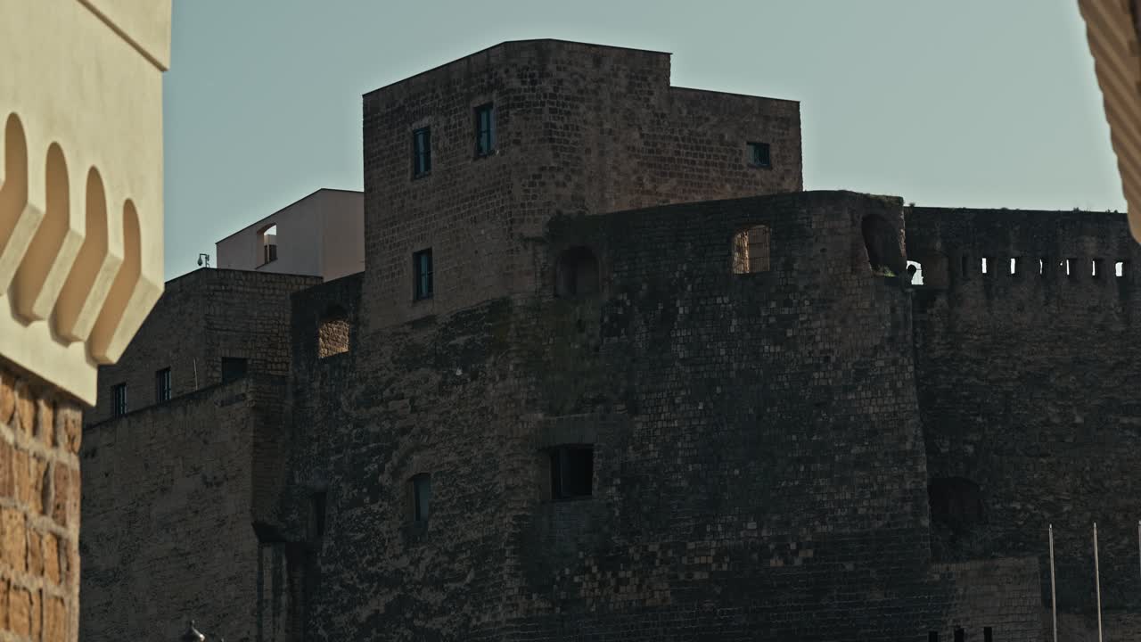 Ancient fort overlooking seaside - Castel dell'Ovo, Naples