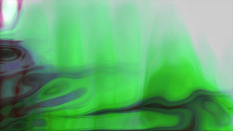 abstract green and red liquid swirls