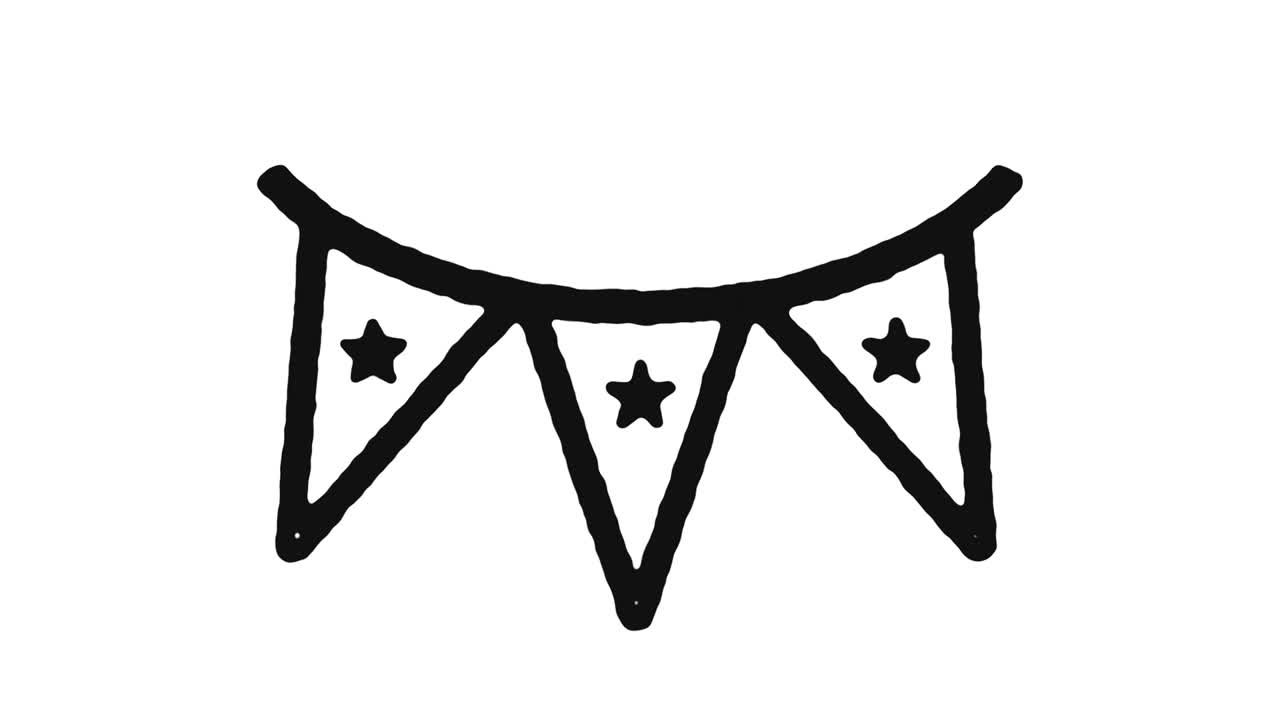 tiempo de fiesta icono de animación de imágenes y canal alfa