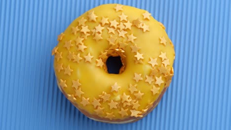 doughnut glazed close-up.
