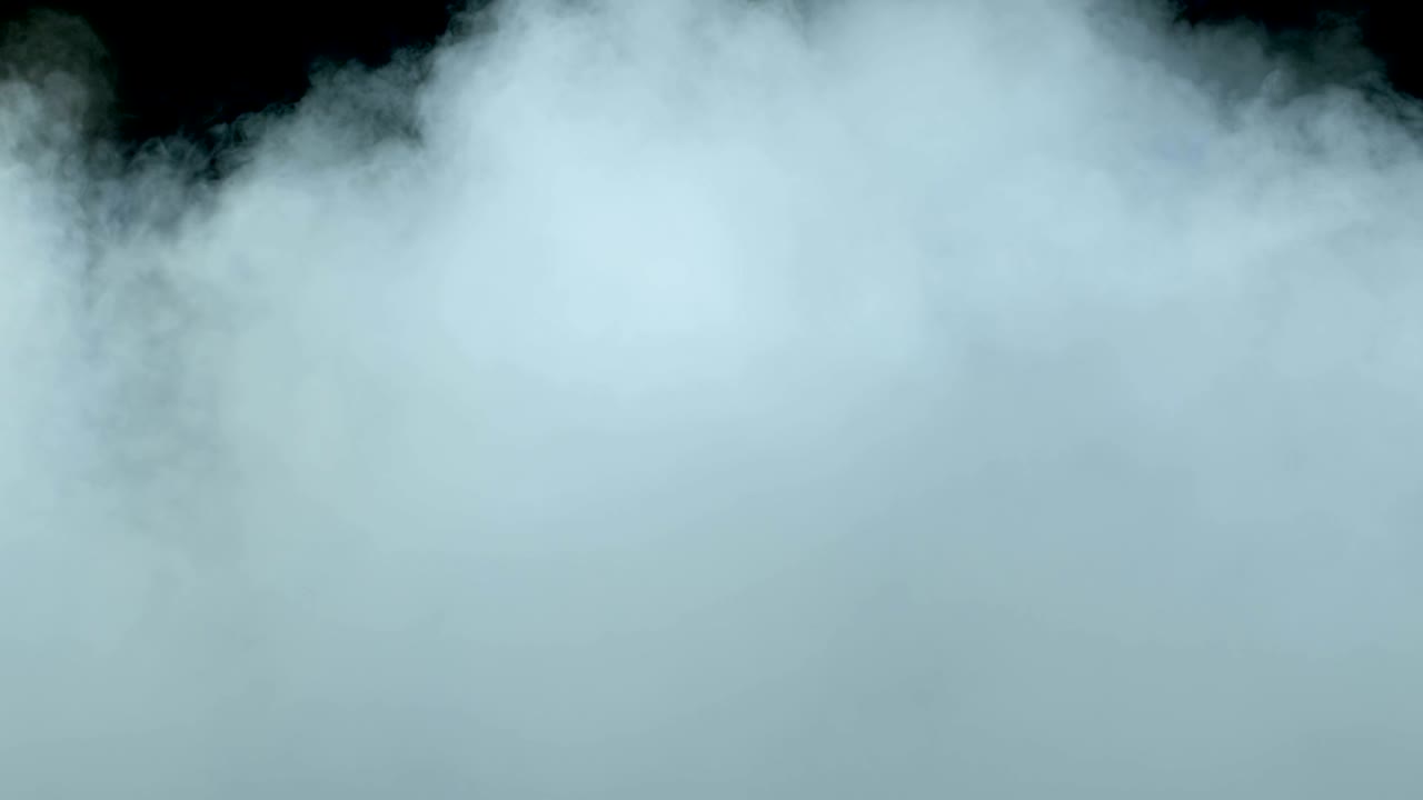 현실적인 건조 얼음 연기 구름