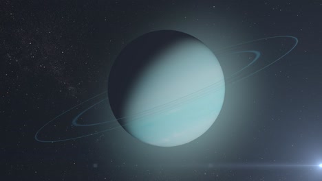 uranus planet in space