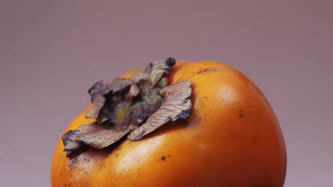 close-up of a persimmon