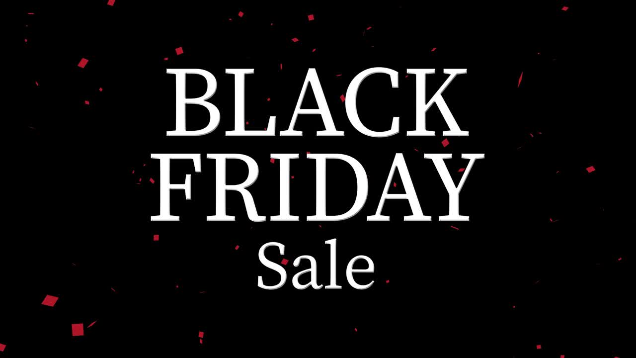 события черной пятницы текст анимация движущаяся графика