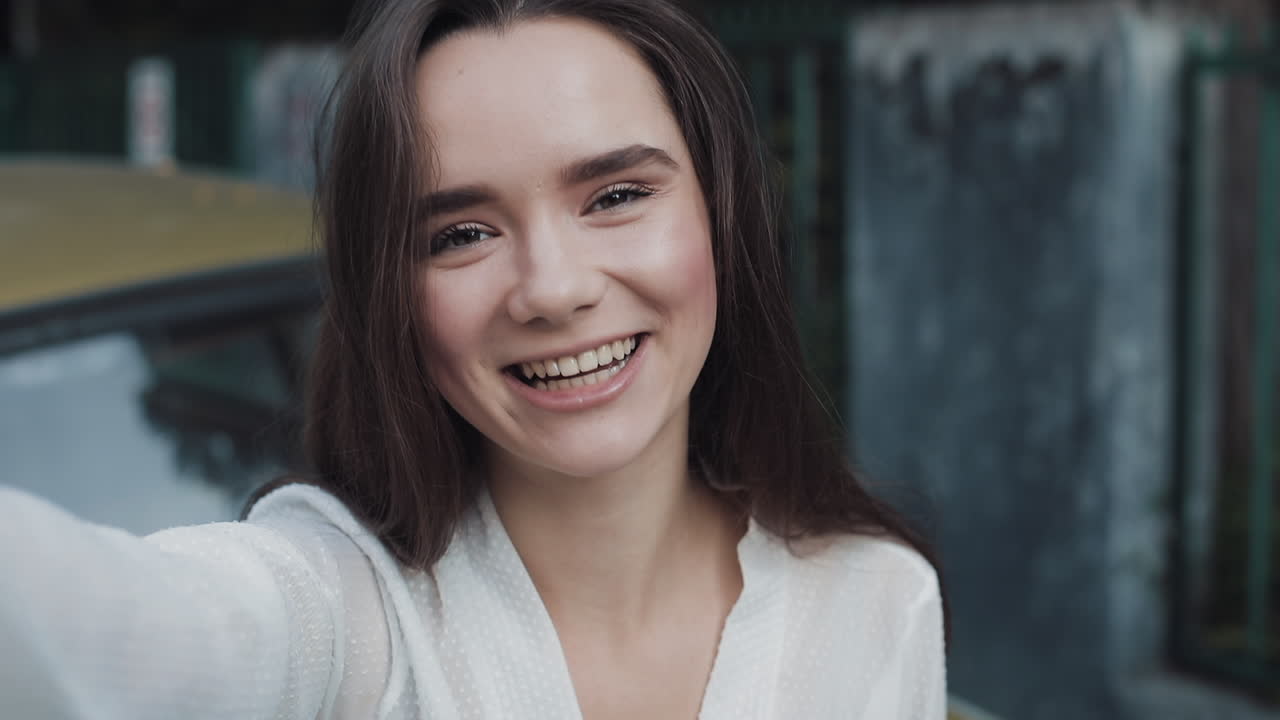 retrato de una mujer sonriente