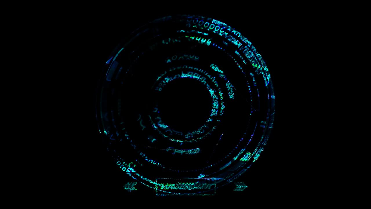 Quantum computer powerful energy futuristic technology digital holographic process analysis for big data and abstract polygon background