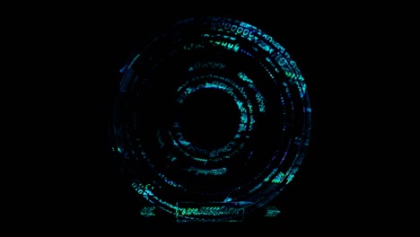 quantum computer powerful energy futuristic technology digital holographic process analysis for big data and abstract polygon background