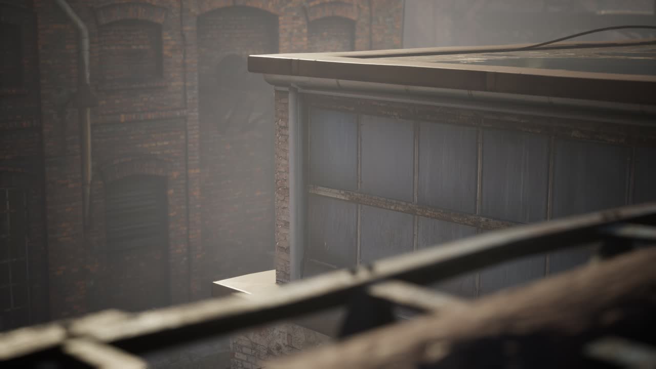 ⁇ 은 공장의 버려진 산업 건물