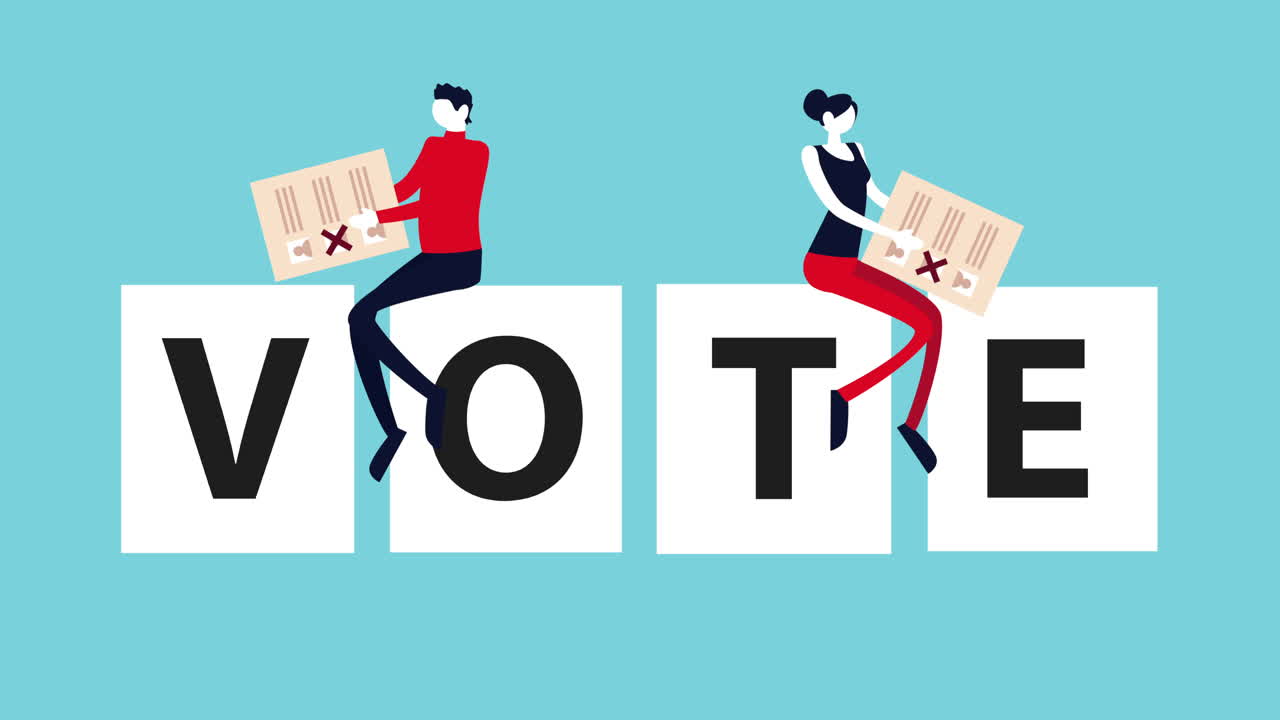 투표 일러스트레이션