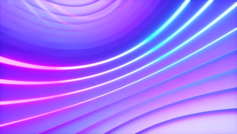 curvas de neón abstractas