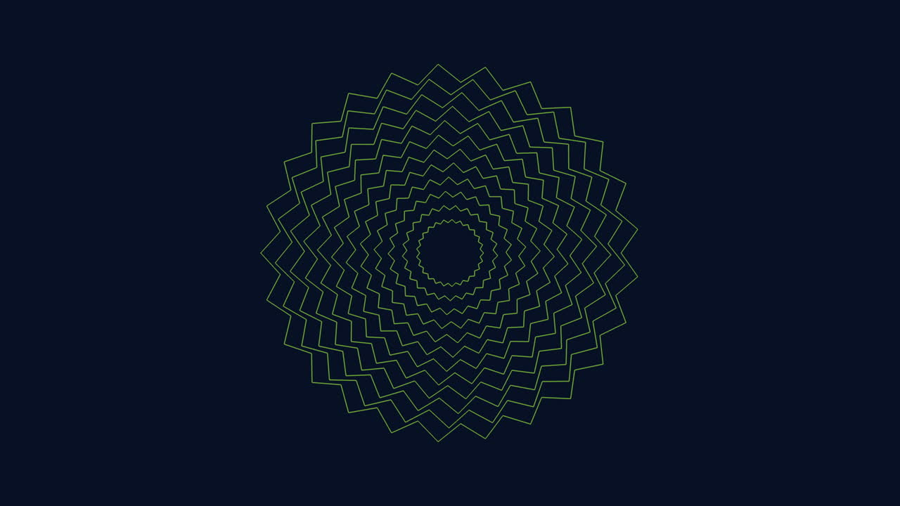 las líneas verdes giratorias dinámicas transmiten energía e interconectividad