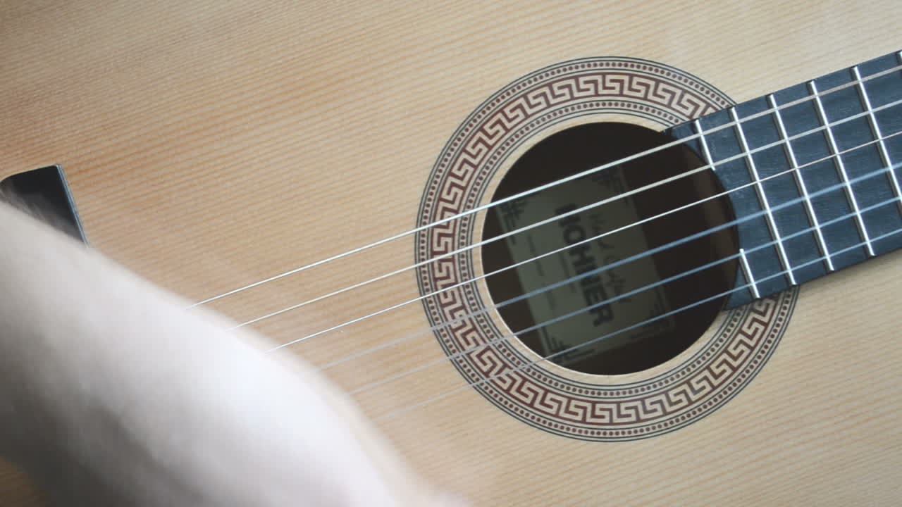Guitar. Game on a guitar