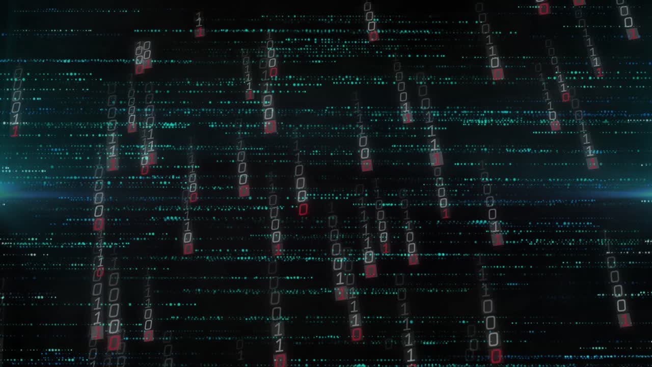 animación del procesamiento de datos sobre puntos